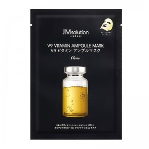 Тканевая маска для сияния кожи JMSolution V9 Vitamin Ampoule Mask Clear 30 мл