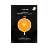 Тканевая маска для выравнивания тона JMsolution Glory Aqua Tocopherol Vitamin C Mask 30мл