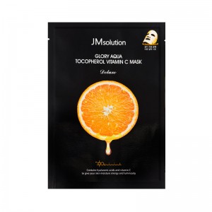 Тканевая маска для выравнивания тона JMsolution Glory Aqua Tocopherol Vitamin C Mask 30мл