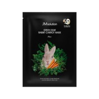 Успокаивающая тканевая маска JMsolution Green Dear Rabbit Carrot Mask 30 мл