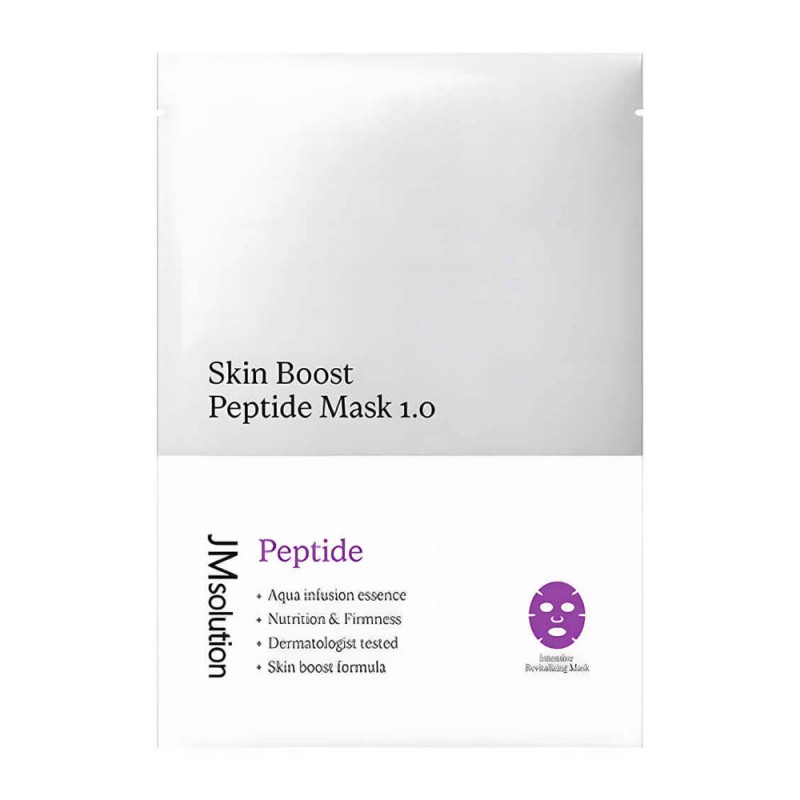 Тканевая маска-бустер с пептидами JMsolution Skin Boost Peptide Mask 1.0 30мл