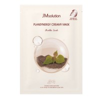 Тканевая маска для сияния кожи с семенами периллы JMsolution Plansynergy Creamy Mask Perilla Seeds 30мл