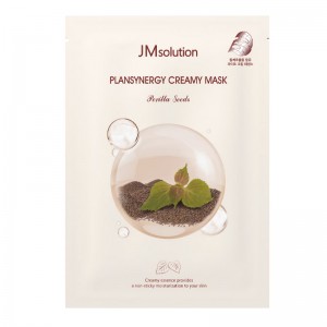 Тканевая маска для сияния кожи с семенами периллы JMsolution Plansynergy Creamy Mask Perilla Seeds 30мл