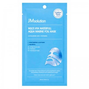 Увлажняющая тканевая маска JMsolution Multi Hya Waterfull Aqua Marine Foil Mask 28 мл