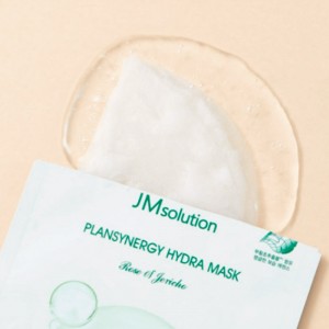 Увлажняющая тканевая маска с розой иерхона JMsolution Plansynergy Hydra Mask Rose Of Jericho 30мл