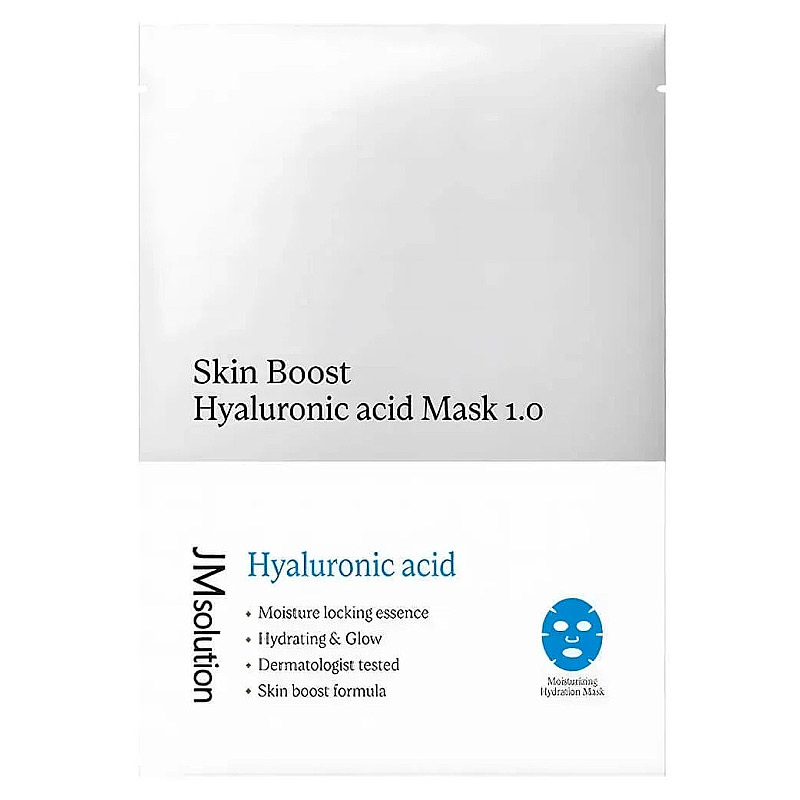 Тканевая маска-бустер с гиалуроновой кислотой JMsolution Skin Boost Hyaluronic Acid Mask 1.0 30мл
