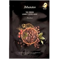 Тонизирующая тканевая маска с кофеином и копи-лувак JMsolution The Origin Luwak Coffee Mask 30мл