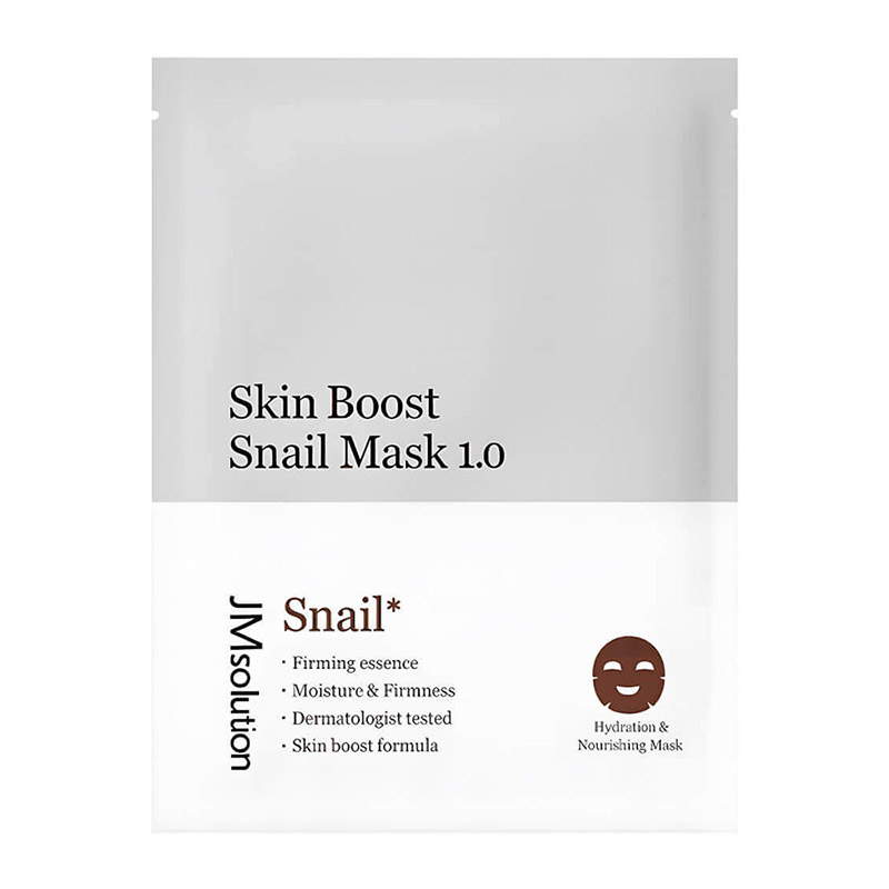 Тканевая маска с муцином улитки регенерирующая JMsolution Skin Boost Snail Mask 1.0 30мл