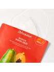 Выравнивающая тканевая маска с папайей JMsolution Tropical Papaya Mask 28мл
