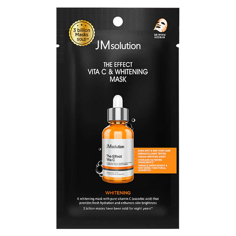 Тканевая маска с витамином C JMsolution The Effect Vita C Whitening Mask 24мл