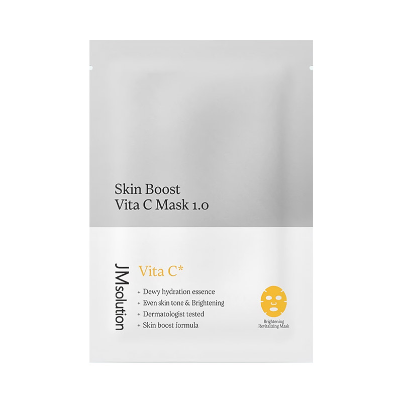 Тканевая маска с витамином С осветляющая JMsolution Skin Boost Vita C Mask 1.0 30мл