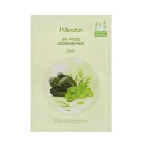 Успокаивающая маска на основе листьев растений JMsolution Leaf Infused Soothing Mask Halal 30мл