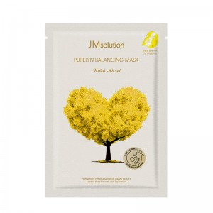 Успокаивающая тканевая маска с гамамелисом JMsolution Purelyn Balancing Mask Witch Hazel 30мл