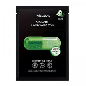 Успокаивающая тканевая маска с ПДРН и чайным деревом JMsolution Derma Care Vita Relax Jelly Mask 30мл