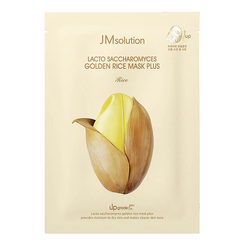 Маска для выравнивания тона с лактобактериями JM Solution Lacto Saccharomyces Golden Rice Mask 30 мл