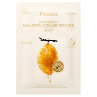 Двухэтапный набор маска и патчи JMsolution Honey Luminous Royal Propolis Collagen Patch Mask