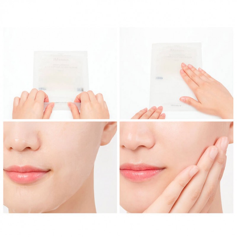 Тканевая маска для восстановления кожи JM Solution Water Luminous SOS Ampoule Double In Mask 30 мл