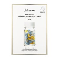 Восстанавливающая маска с керамидами JMSolution Derma Care Ceramide Aqua Capsule Mask Medi 30 мл