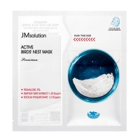 Тканевая премиум-маска с ласточкиным гнездом JMsolution Active Birds Nest Mask Premium 33мл