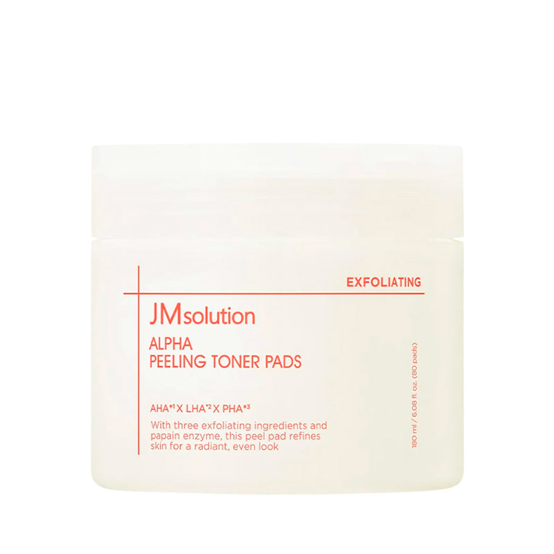 Очищающие пилинг-пэды с альфа-гидроксикислотами JMsolution Alpha Peeling Toner Pads 80шт