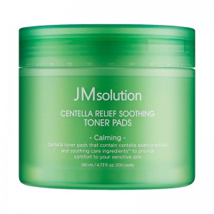 Успокаивающие тонер-пэды с центеллой JMsolution Centella Relief Soothing Toner Pads 100шт