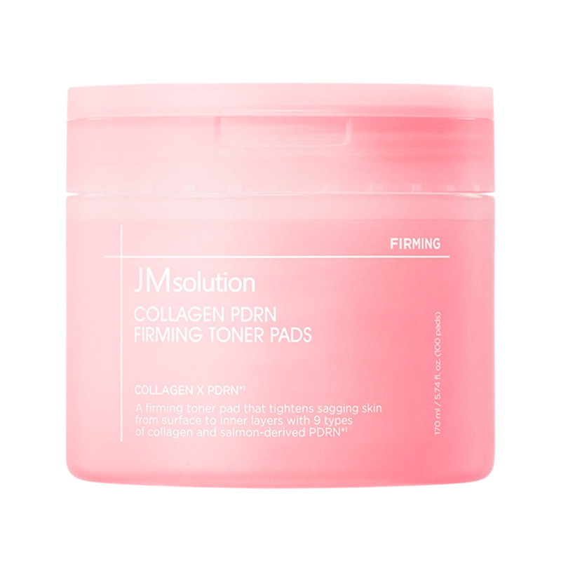 Укрепляющие тонер-пэды с коллагеном и ПДРН JMsolution Collagen PDRN Firming Toner Pads 100шт 