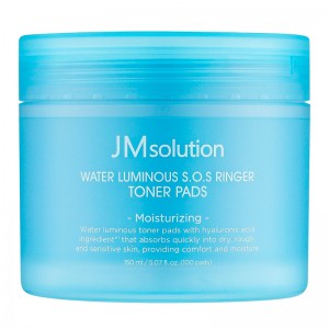 Тонер-пэды для лица с гиалуроновой кислотой JMsolution Water Luminous S.O.S Ringer Toner Pads 100шт