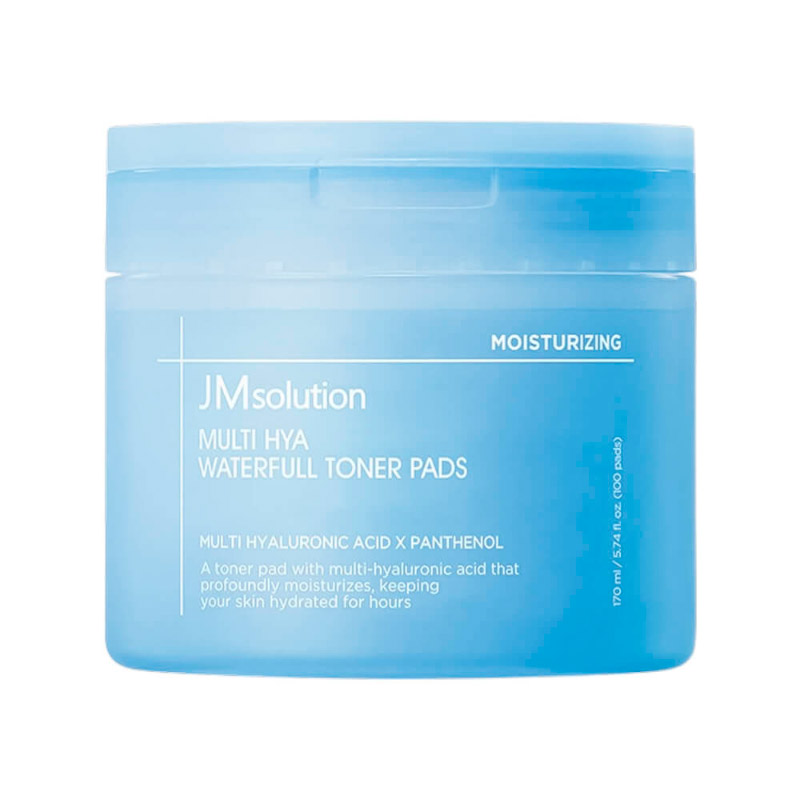 Увлажняющие пэды с гиалуроновой кислотой JMsolution Multi Hya Water Full Toner Pads 100 шт