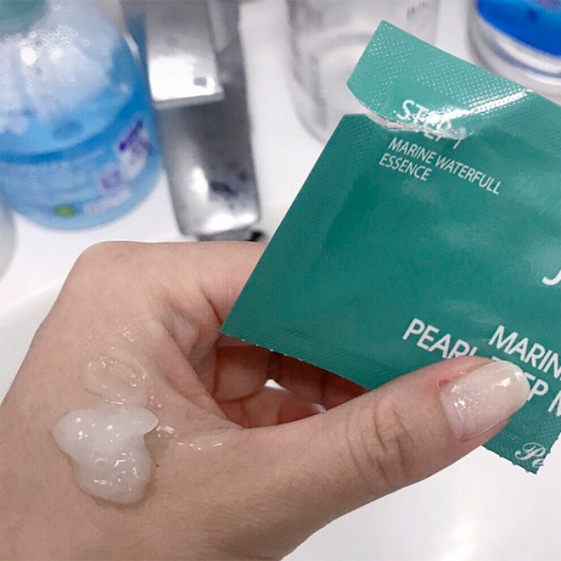Трехступенчатый увлажняющий набор с жемчугом JM Solution Marine Luminous Pearl Deep Moisture Mask - 1 шт