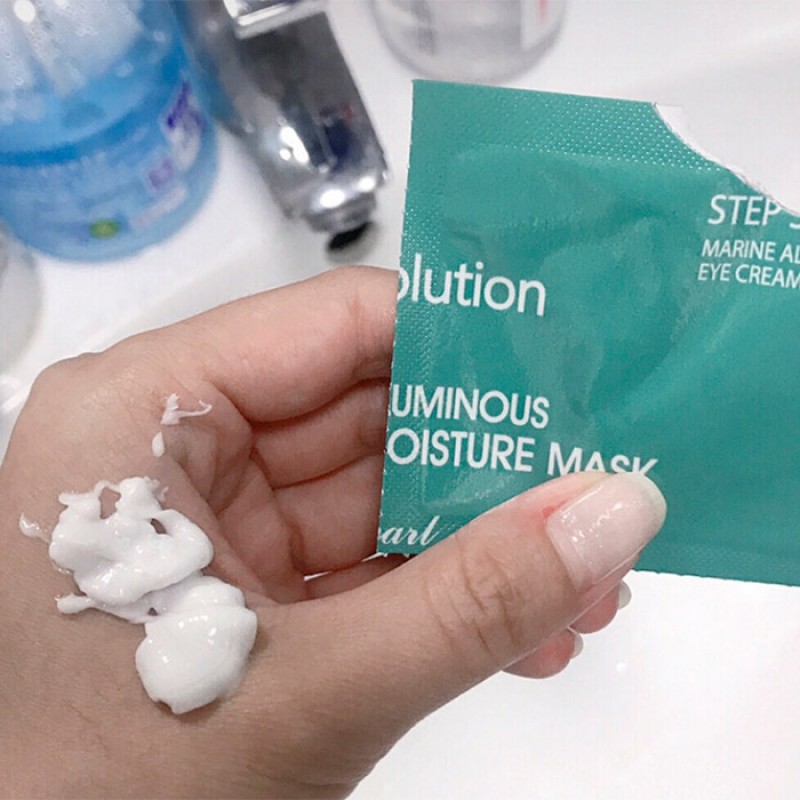 Трехступенчатый увлажняющий набор с жемчугом JM Solution Marine Luminous Pearl Deep Moisture Mask - 1 шт