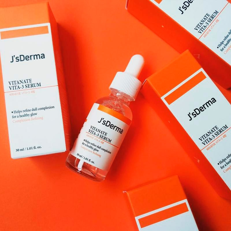 Сыворотка с ниацинамидом для выравнивания тона JsDERMA Vitanate Vita-3 Serum 30 мл