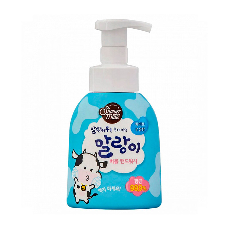 Пенка для рук белое молоко KeraSys Shower Mate Bubble Hand Wash White Milk 300мл Пенка для рук белое молоко KeraSys Shower Mate Bubble Hand Wash White Milk 300мл