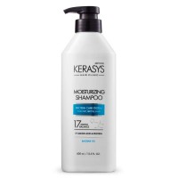 Увлажняющий шампунь для сухих и ломких волос KeraSys Hair Clinic System Moisturizing Shampoo 180//400/600 мл