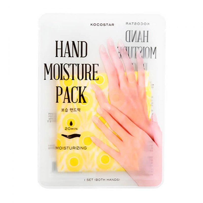 Увлажняющая маска-уход для рук KOCOSTAR Hand Moisture Pack Yellow 1 пара