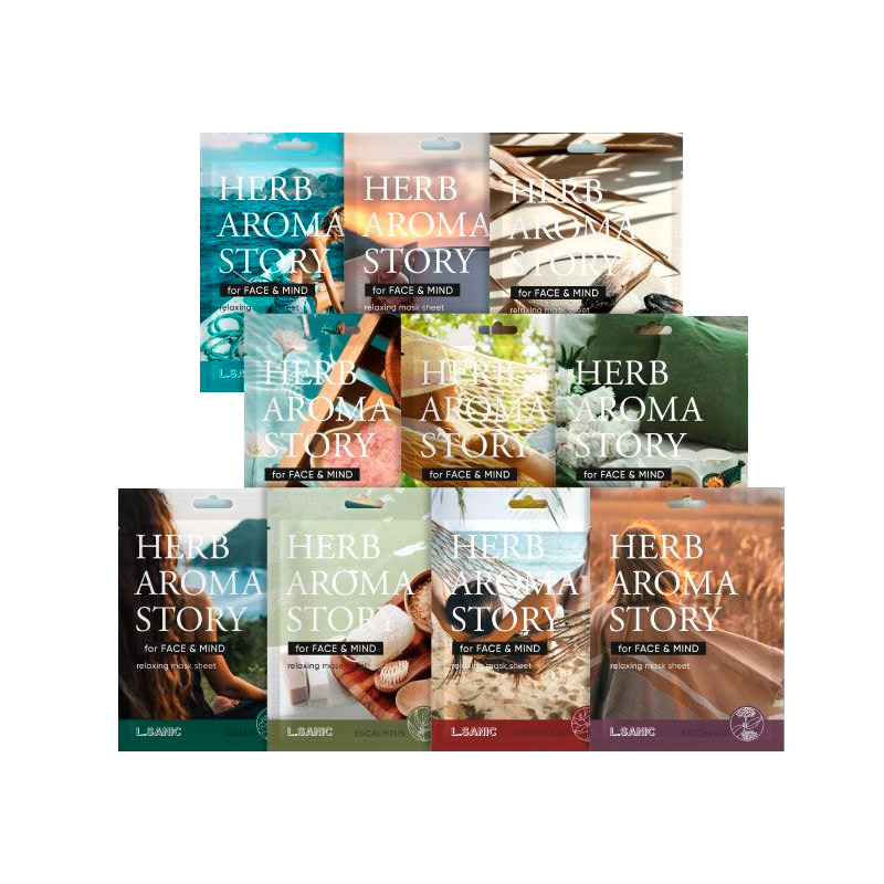 Тканевая маска для лица L.SANIC Herb Aroma Story 25мл Тканевая маска для лица L.SANIC Herb Aroma Story 25мл