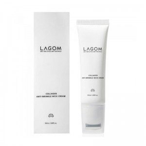 Антивозрастной крем для шеи Lagom Collagen Anti-Wrinkle Neck Cream 50мл