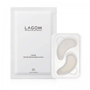 Пептидные патчи с микроиглами от морщин под глазами Lagom Peptide Micro Needle Patch 1 пара