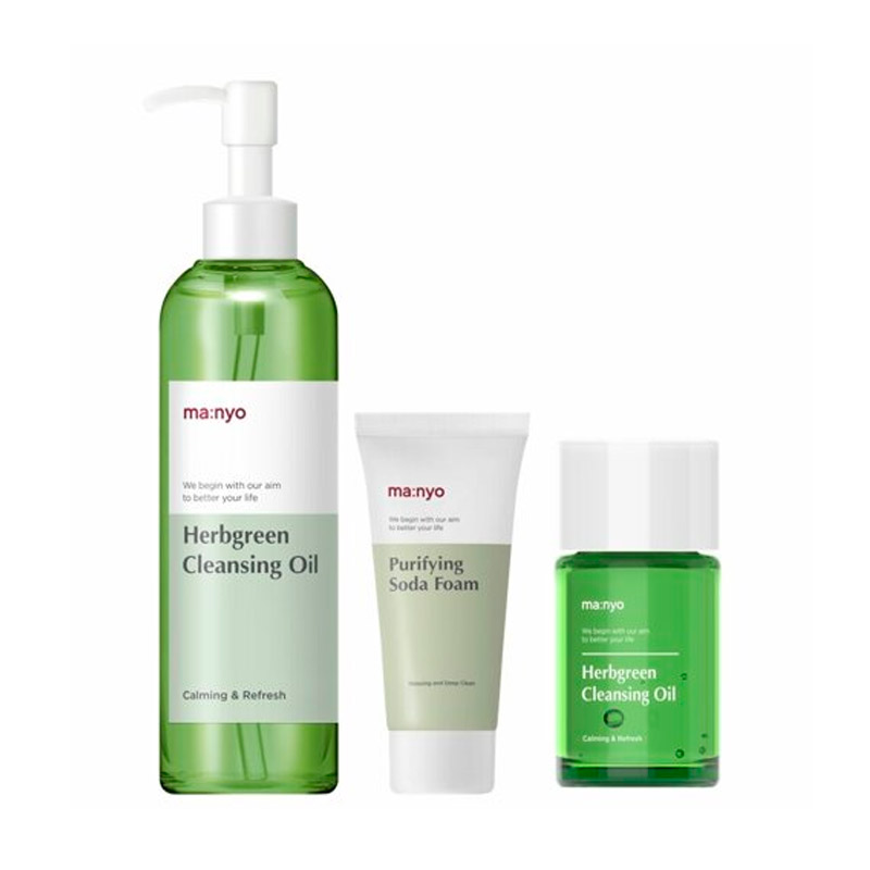 Набор для очищения кожи Manyo Factory Herbgreen Cleansing Oil Full Care Set Набор для очищения кожи Manyo Factory Herbgreen Cleansing Oil Full Care Set