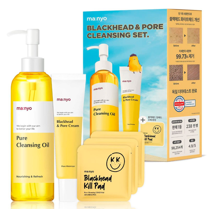 Набор для ухода за проблемной кожей Manyo Blackhead Pore Cleansing Set Набор для ухода за проблемной кожей Manyo Blackhead Pore Cleansing Set