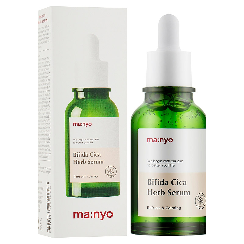 Сыворотка против воспалений Manyo Bifida Cica Herb Serum купить в Минске