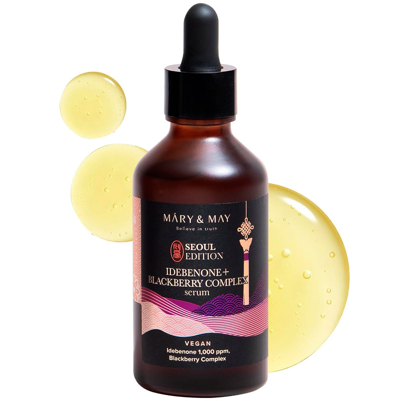 Антиоксидантная сыворотка с комплексом ягод Mary May Idebenone Blackberry Complex Serum 80мл Антиоксидантная сыворотка с комплексом ягод Mary May Idebenone Blackberry Complex Serum 80мл