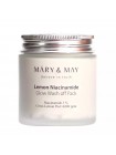 Глиняная маска для выравнивания тона Mary May Lemon Niacinamide Glow Wash off Pack 125гр Глиняная маска для выравнивания тона Mary May Lemon Niacinamide Glow Wash off Pack 125гр