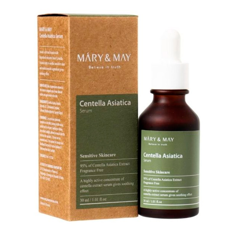 Успокаивающая сыворотка с центеллой азиатской Mary May Centella Asiatica Serum 30мл Успокаивающая сыворотка с центеллой азиатской Mary May Centella Asiatica Serum 30мл