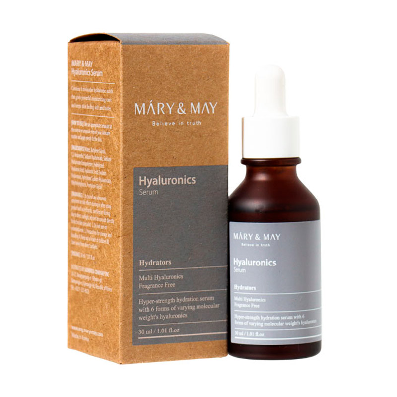 Сыворотка с низкомолекулярной гиалуроновой кислотой Mary May Hyaluronics Serum 30мл Сыворотка с низкомолекулярной гиалуроновой кислотой Mary May Hyaluronics Serum 30мл