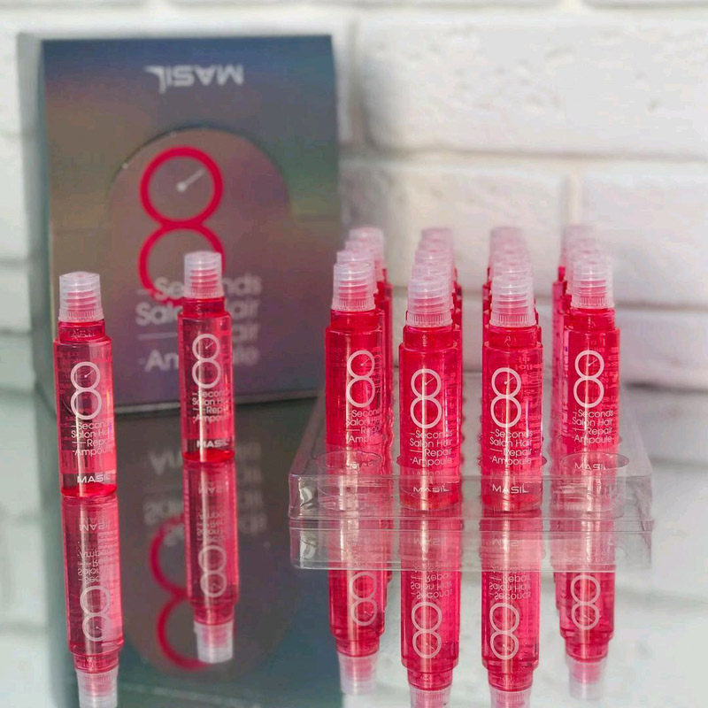 Протеиновая маска-филлер для поврежденных волос MASIL 8 Seconds Salon Hair Repair Ampoule 15 мл