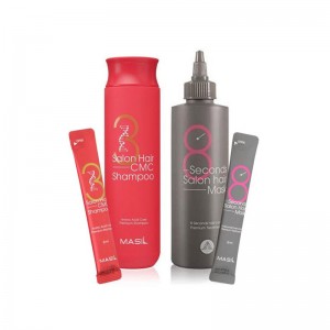 Набор для восстановления волос с кератином и коллагеном MASIL Salon Hair Set