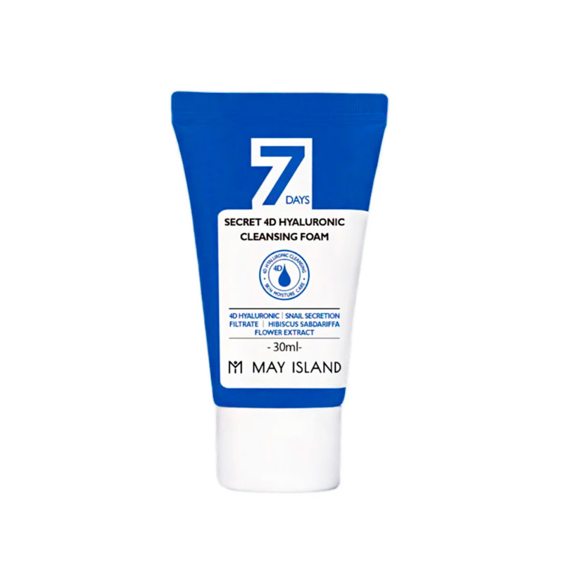 Миниатюра пенки для умывания May Island 7 Days Secret 4D Hyaluronic Cleansing Foam mini 30 мл Миниатюра пенки для умывания May Island 7 Days Secret 4D Hyaluronic Cleansing Foam mini 30 мл