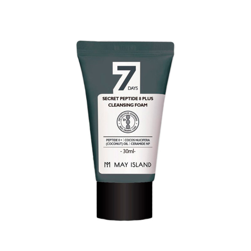 Миниатюра пенки с пептидами May Island 7 Days Secret Peptide 8 Plus Cleansing Foam Mini 30 мл Миниатюра пенки с пептидами May Island 7 Days Secret Peptide 8 Plus Cleansing Foam Mini 30 мл