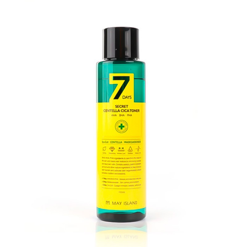 Обновляющий тонер для проблемной кожи MAY ISLAND 7 Days Secret Centella Cica Toner - 155 мл