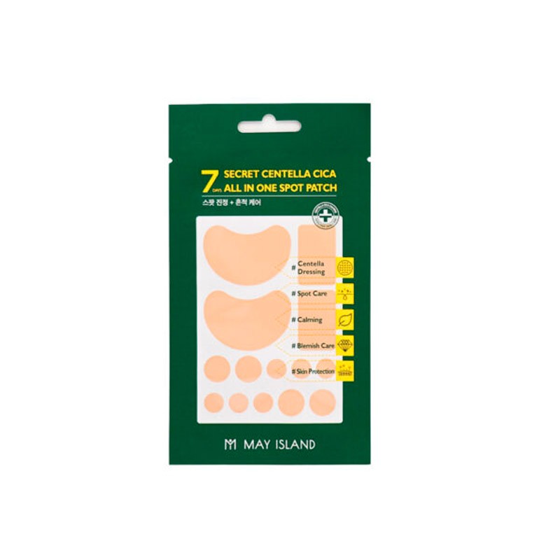 Патчи против акне May Island 7 Days Secret Centella Cica All In One Spot Pacth 14 шт Патчи против акне May Island 7 Days Secret Centella Cica All In One Spot Pacth 14 шт